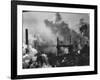 Aerial View of Smoke and Smokestacks at Us Steel Plant-Margaret Bourke-White-Framed Photographic Print