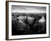 Aerial View of Snow-Capped Mountain Range in the Wenner-Gren Land Development Area-Margaret Bourke-White-Framed Photographic Print