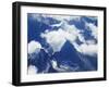 Aerial View of Snow-Capped Peaks on the Tibetan Plateau, Himalayas, Tibet, China-Keren Su-Framed Photographic Print