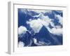 Aerial View of Snow-Capped Peaks on the Tibetan Plateau, Himalayas, Tibet, China-Keren Su-Framed Photographic Print