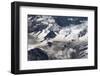 Aerial view of snow mountain and glacier on Tibetan Plateau, China-Keren Su-Framed Photographic Print