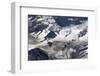 Aerial view of snow mountain and glacier on Tibetan Plateau, China-Keren Su-Framed Photographic Print