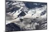 Aerial view of snow mountain and glacier on Tibetan Plateau, China-Keren Su-Mounted Photographic Print