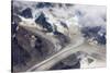 Aerial view of snow mountain and glacier on Tibetan Plateau, China-Keren Su-Stretched Canvas