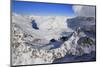 Aerial View of Snowy Peak Peloso Surrounded by Lago Di Lei, Val Di Lei Chiavenna, Spluga Valley-Roberto Moiola-Mounted Photographic Print