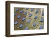 Aerial View of Solar Panels Huelva Province, Spain-Peter Adams-Framed Photographic Print