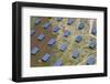 Aerial View of Solar Panels Huelva Province, Spain-Peter Adams-Framed Photographic Print