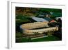 Aerial View of Soldiers Field, home of Harvard Crimson, Harvard, Cambridge, Boston, MA-null-Framed Photographic Print