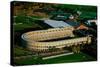 Aerial View of Soldiers Field, home of Harvard Crimson, Harvard, Cambridge, Boston, MA-null-Stretched Canvas