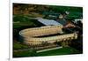 Aerial View of Soldiers Field, home of Harvard Crimson, Harvard, Cambridge, Boston, MA-null-Framed Photographic Print