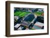 Aerial View of Soldiers Field, home of Harvard Crimson, Harvard, Cambridge, Boston, MA-null-Framed Photographic Print