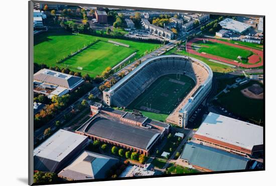 Aerial View of Soldiers Field, home of Harvard Crimson, Harvard, Cambridge, Boston, MA-null-Mounted Photographic Print