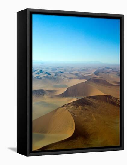 Aerial View of Soussevlei Sand Dunes, Namibia-Joe Restuccia III-Framed Stretched Canvas