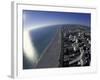 Aerial View of South Beach, Miami, Florida, USA-Robin Hill-Framed Photographic Print