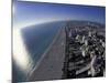 Aerial View of South Beach, Miami, Florida, USA-Robin Hill-Mounted Photographic Print