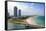 Aerial View of South Miami Beach-Gino Santa Maria-Framed Stretched Canvas