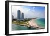 Aerial View of South Miami Beach-Gino Santa Maria-Framed Photographic Print