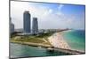 Aerial View of South Miami Beach-Gino Santa Maria-Mounted Photographic Print