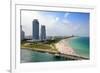 Aerial View of South Miami Beach-Gino Santa Maria-Framed Photographic Print