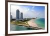 Aerial View of South Miami Beach-Gino Santa Maria-Framed Photographic Print