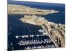 Aerial View of St. Angelo Fort in Vittoriosa in Front of Valletta, Malta, Mediterranean-Tondini Nico-Mounted Photographic Print