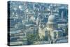 Aerial view of St. Paul's Cathedral and neighbouring buildings, London, England-Frank Fell-Stretched Canvas