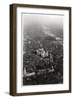 Aerial View of St Paul's Cathedral, London, from a Zeppelin, 1931-null-Framed Giclee Print