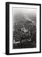 Aerial View of St Paul's Cathedral, London, from a Zeppelin, 1931-null-Framed Giclee Print