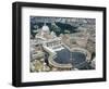 Aerial view of St. Peter's Basilica and its square in the Vatican. 1656-1667-Giovanni Lorenzo Bernini-Framed Giclee Print