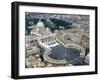 Aerial view of St. Peter's Basilica and its square in the Vatican. 1656-1667-Giovanni Lorenzo Bernini-Framed Giclee Print