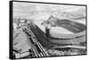 Aerial View of Stadiums-null-Framed Stretched Canvas