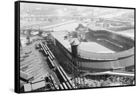 Aerial View of Stadiums-null-Framed Stretched Canvas