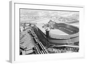 Aerial View of Stadiums-null-Framed Photographic Print