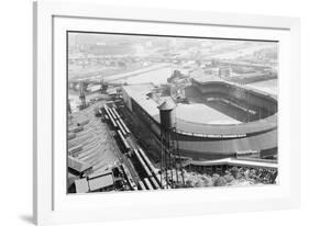 Aerial View of Stadiums-null-Framed Photographic Print