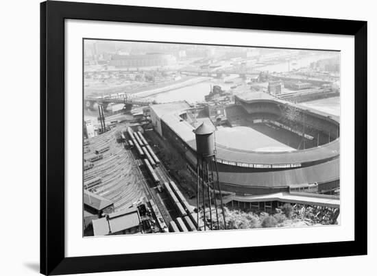 Aerial View of Stadiums-null-Framed Photographic Print