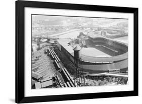 Aerial View of Stadiums-null-Framed Photographic Print