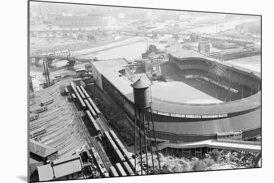 Aerial View of Stadiums-null-Mounted Photographic Print