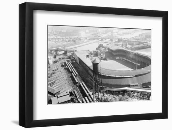 Aerial View of Stadiums-null-Framed Photographic Print