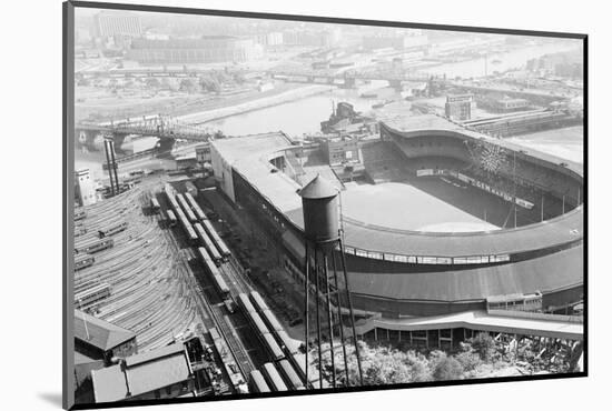 Aerial View of Stadiums-null-Mounted Photographic Print