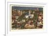Aerial View of State Capitol, Madison, Wisconsin-null-Framed Premium Giclee Print