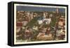 Aerial View of State Capitol, Madison, Wisconsin-null-Framed Stretched Canvas