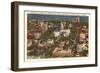 Aerial View of State Capitol, Madison, Wisconsin-null-Framed Art Print