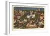 Aerial View of State Capitol, Madison, Wisconsin-null-Framed Art Print