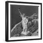 Aerial View of Statue of Liberty from Helicopter-null-Framed Photographic Print