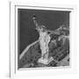 Aerial View of Statue of Liberty from Helicopter-null-Framed Photographic Print