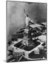 Aerial View of Statue of Liberty-null-Mounted Photographic Print