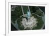 Aerial View of Statue of Liberty-null-Framed Photographic Print