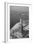 Aerial View of Statue of Liberty-null-Framed Photographic Print