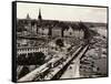 Aerial View of Stockholm with Waterfront-null-Framed Stretched Canvas