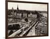 Aerial View of Stockholm with Waterfront-null-Framed Photographic Print